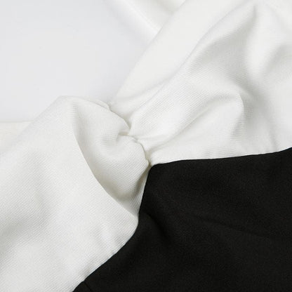 Off shoulder ruched bowknot mini dress