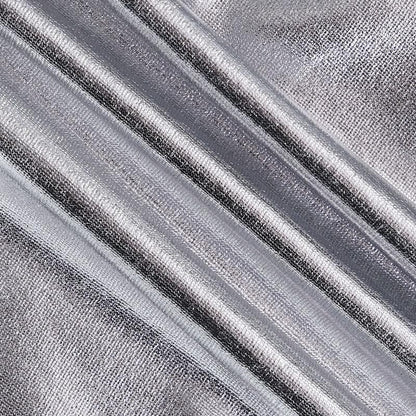 Cross front ruched metallic low rise mini skirt