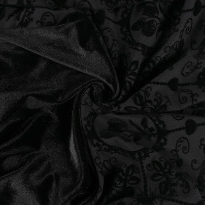 Flared sleeve velvet lace up solid patchwork mini dress