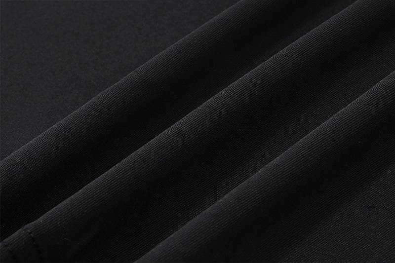 Bowknot lace hem ribbon A line contrast mini skirt