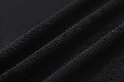 Bowknot lace hem ribbon A line contrast mini skirt