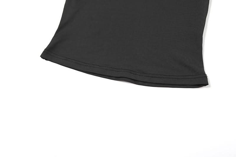 Short sleeve crewneck beaded top