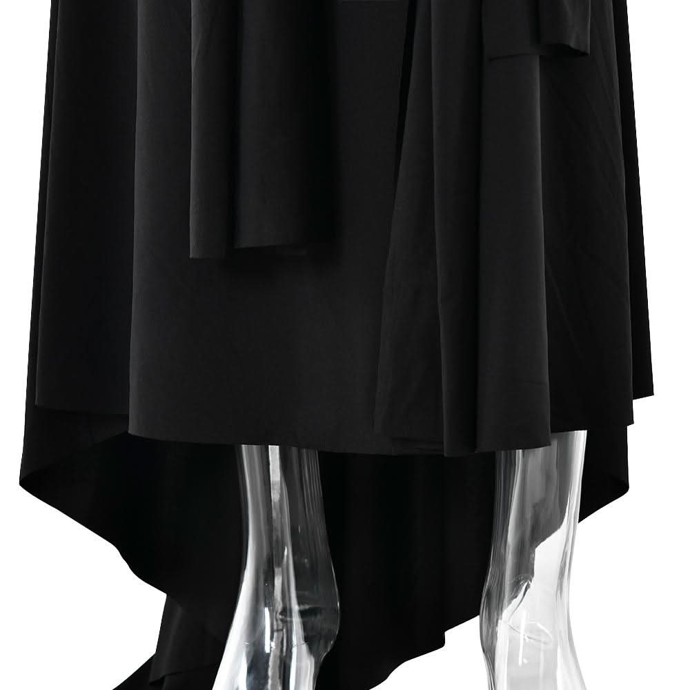 Off shoulder long sleeve ruched self tie maxi dress