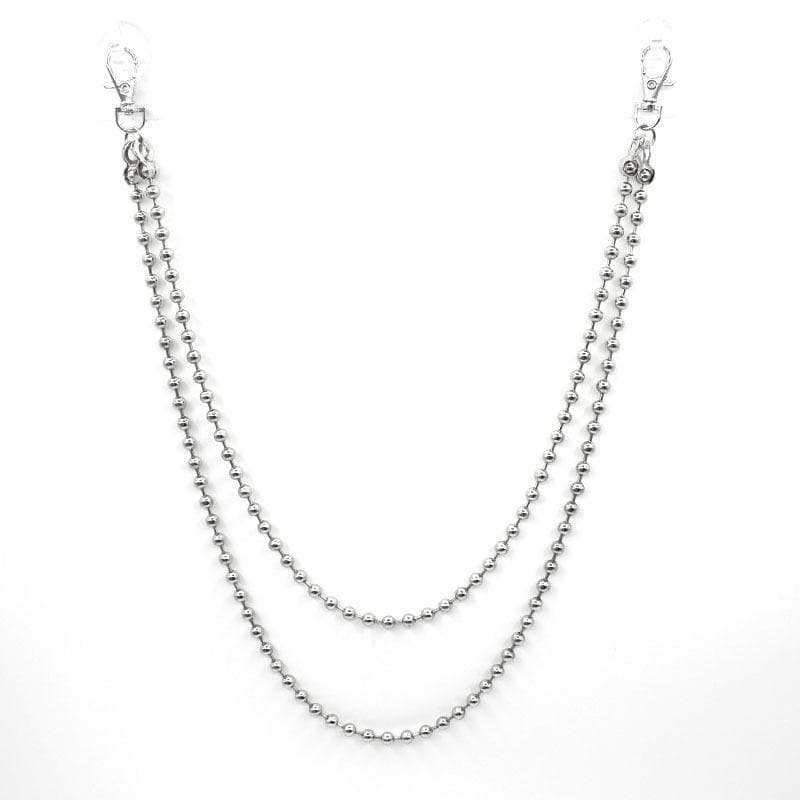 O ring faux pearl adjustable belt accessory