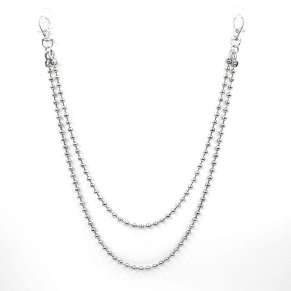 O ring faux pearl adjustable belt accessory
