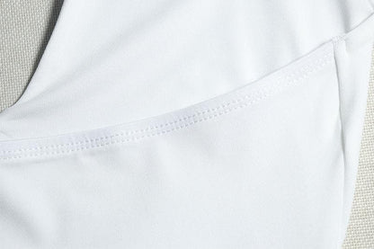 Halter v neck backless solid maxi dress