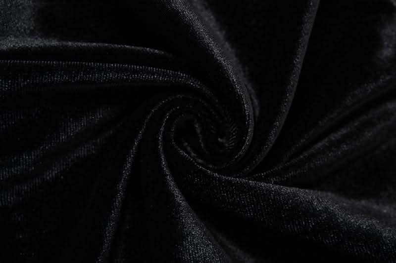 Cowl neck velvet backless slit bowknot applique maxi dress