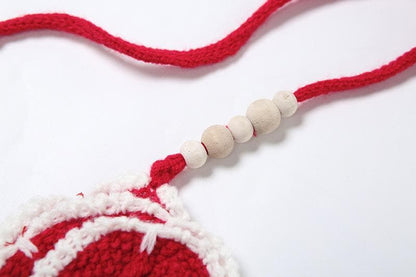 Flower applique beaded v neck self tie bra top