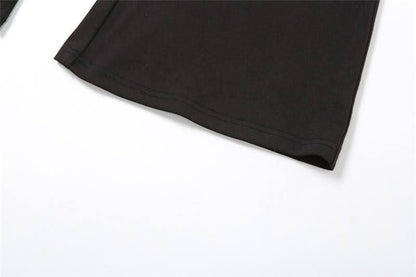 Beaded mesh patchwork cami jumpsuit