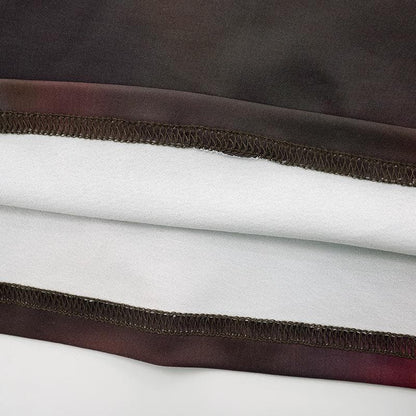 Print backless contrast tube maxi dress