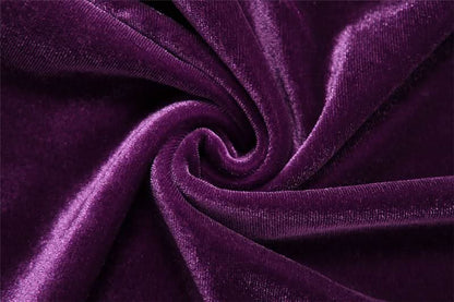 Halter v neck velvet tassels slit backless maxi dress