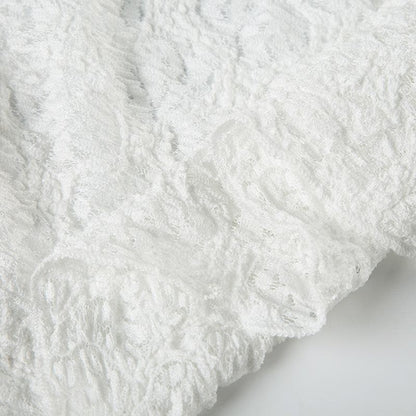 Flared sleeve solid knotted top