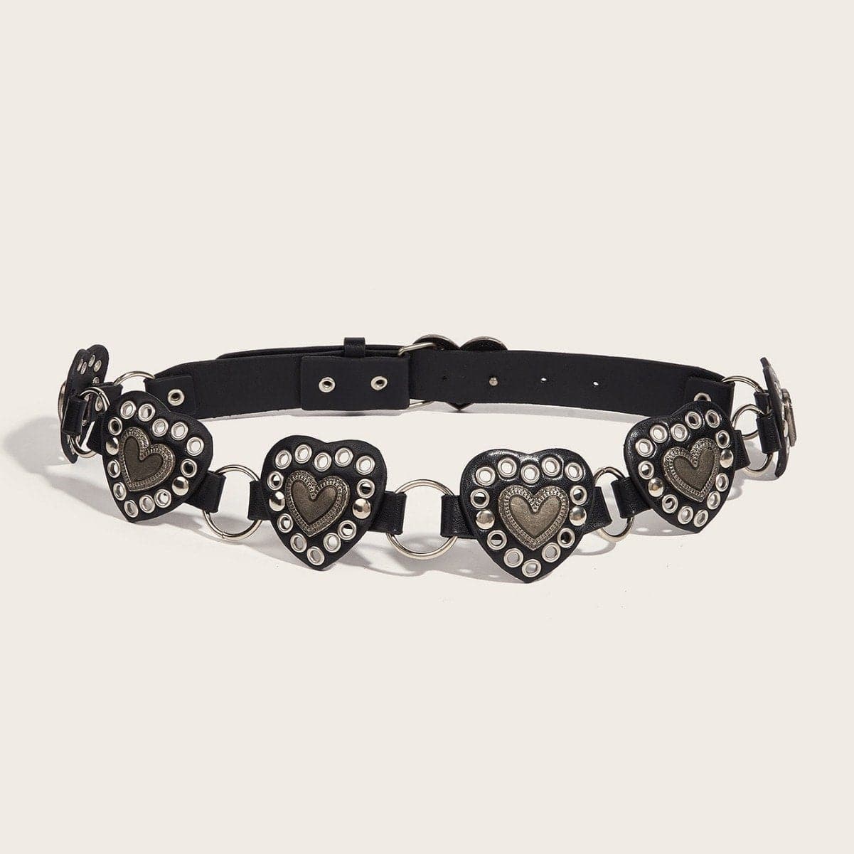 Heart o ring hollow out belt