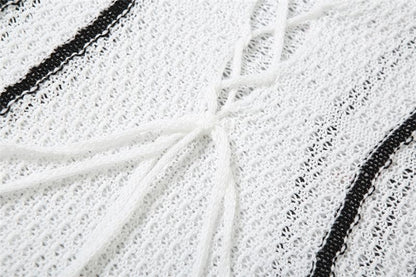 Knitted cross front tube maxi dress-final-sale