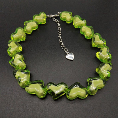 Beaded multicolor acrylic bracelet