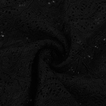 Flared sleeve v neck lace knotted top