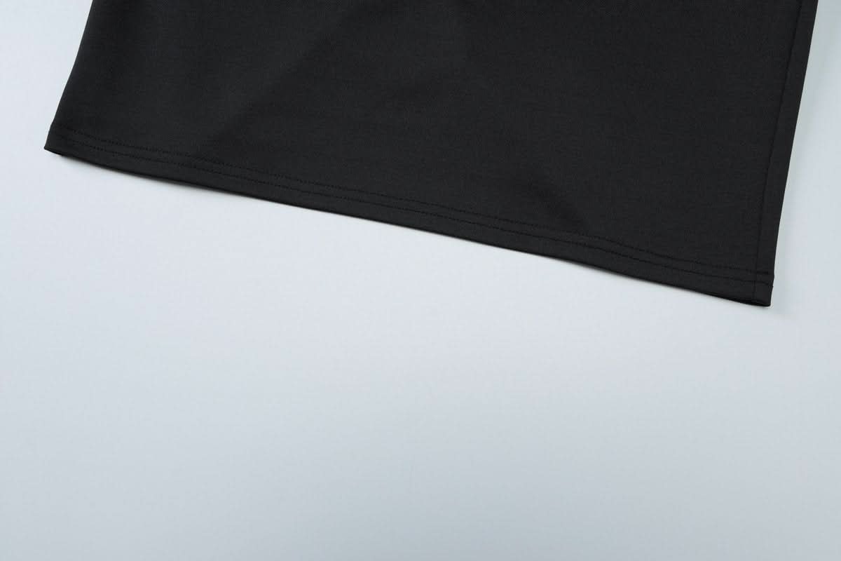 V neck mesh hollow out cami cut out maxi dress