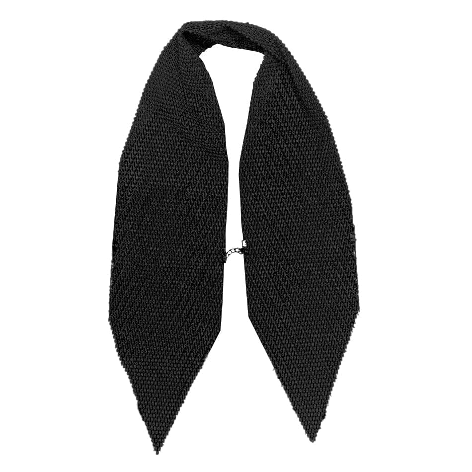 Halter fishnet beaded see through metal chain top