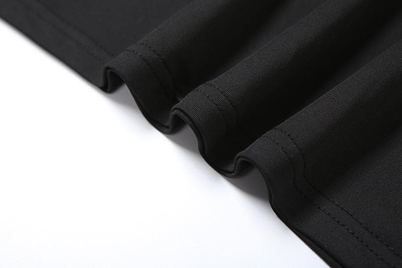 Short sleeve halter one shoulder irregular maxi dress