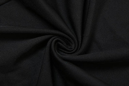 Halter v neck flower applique backless ruched maxi dress