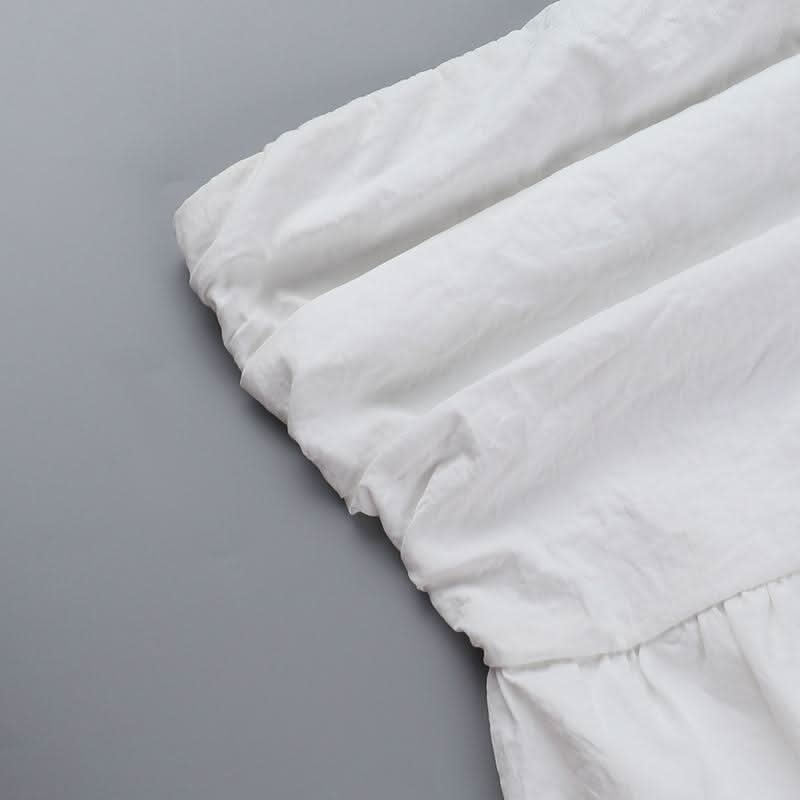 Backless ruched tube mini dress