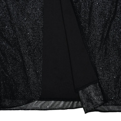 Slit ruched backless irregular tube maxi dress