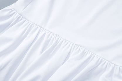 Halter v neck knotted slit maxi skirt set-final-sale