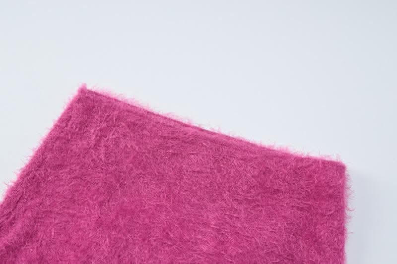 Textured button long sleeve gloves midi skirt set-final-sale