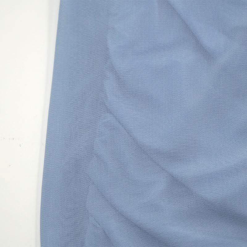 Crewneck sleeveless ruched mesh crop maxi skirt set