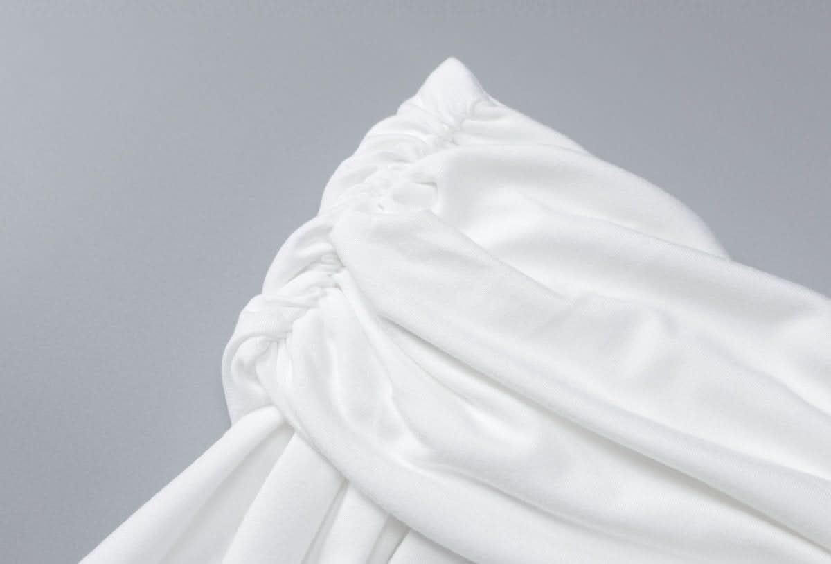 Off shoulder long sleeve slit o ring maxi dress