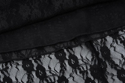 Halter backless ruffle lace maxi dress