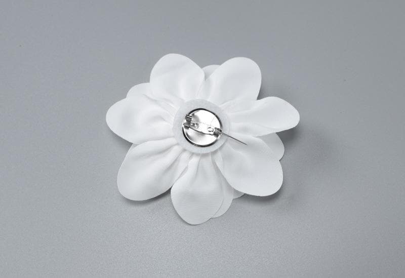 Flower applique one shoulder textured slit cami maxi dress