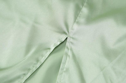 Cowl neck satin backless ruffle cami maxi dress