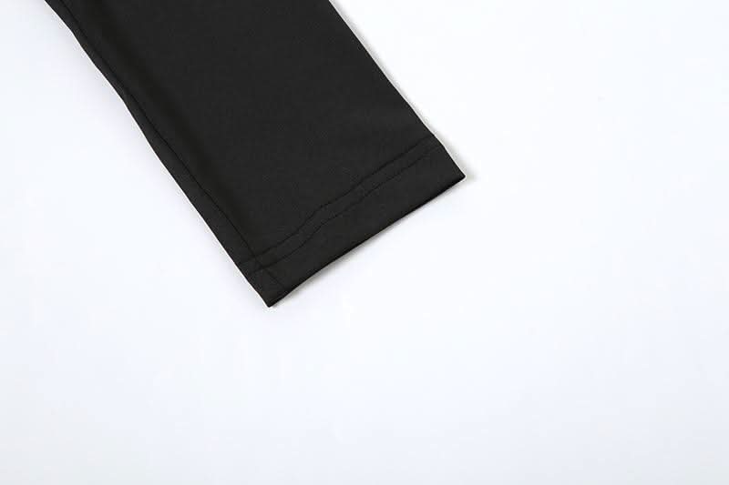 Long sleeve patchwork maxi dress