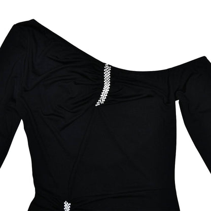 Irregular Long sleeve ruched backless slit maxi dress