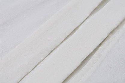 Bowknot solid square neck zip-up sleeveless mini dress