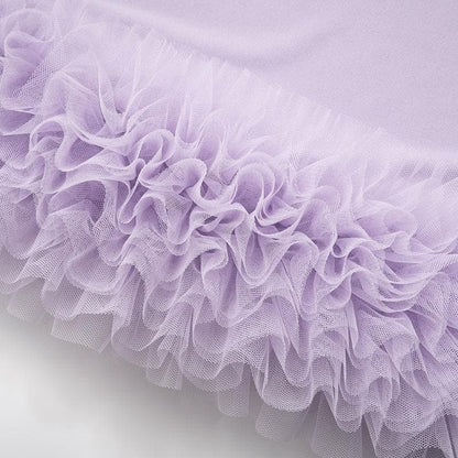 U neck ruffle backless cami maxi dress