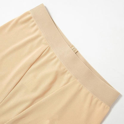 Short sleeve crewneck solid ribbed pant set