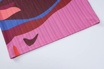 Ribbed contrast cross front backless spaghetti strap maxi dress-final-sale