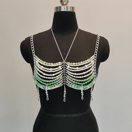 Halter hollow out tassels backless cami cut out top