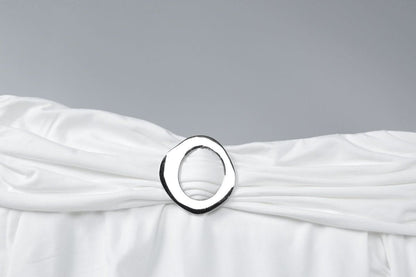 Off shoulder long sleeve slit o ring maxi dress