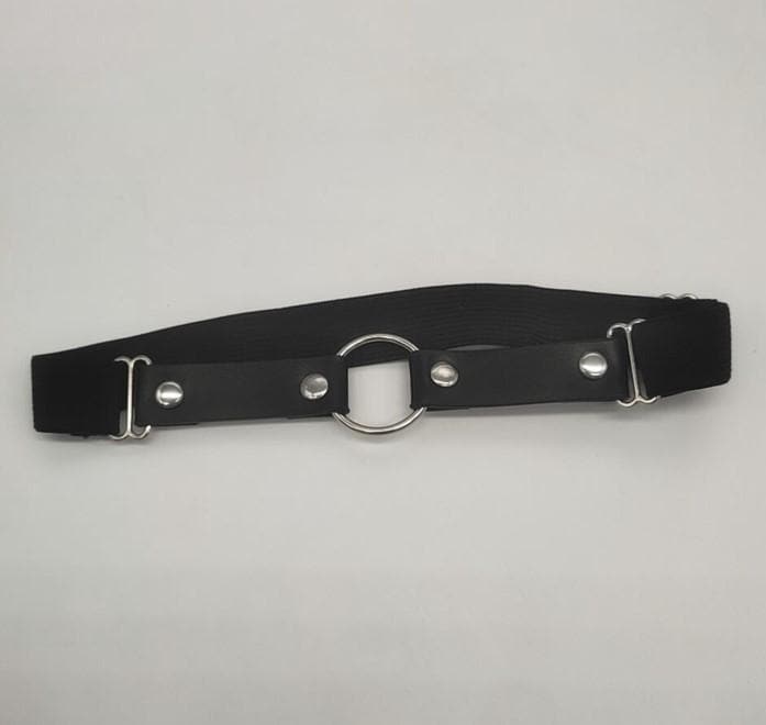 O ring adjustable PU leather thigh band