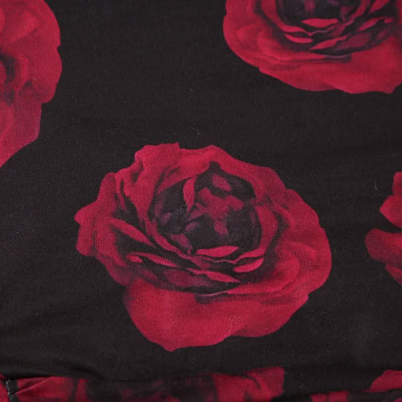 Flower print halter self tie u neck ruched mini dress