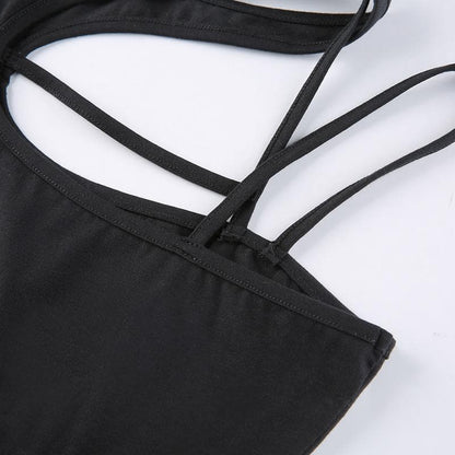 Hollow out irregular solid crop cut out top