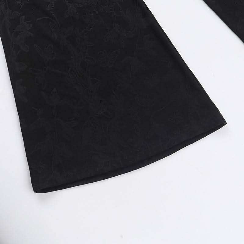 Halter hollow out self tie jumpsuit