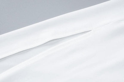 Halter v neck hollow out high slit cut out maxi dress-final-sale