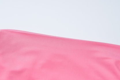 Lace up knotted solid backless tube maxi dress