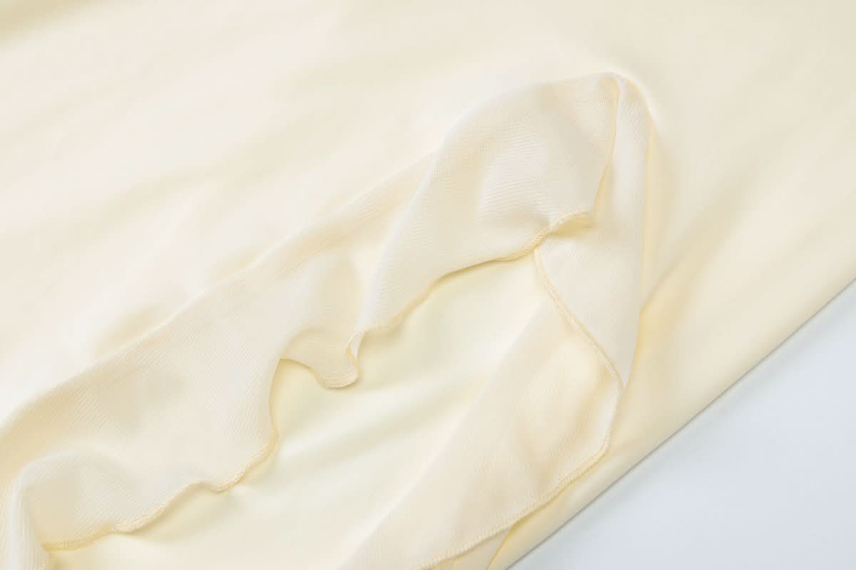 Slit halter self tie v neck ruffle solid maxi dress