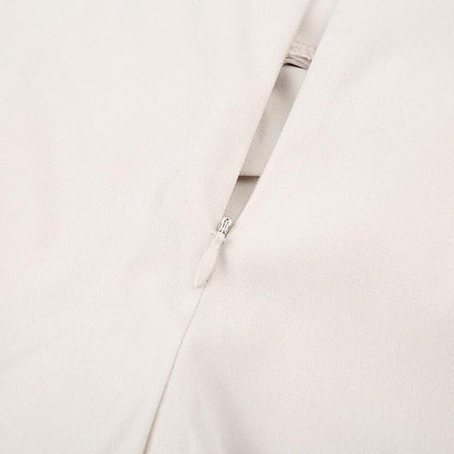 Ruched zip-up straight leg low rise pant