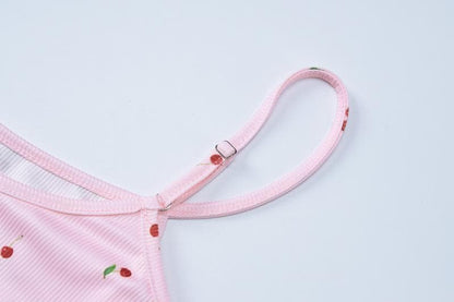 U neck flower print cami maxi dress